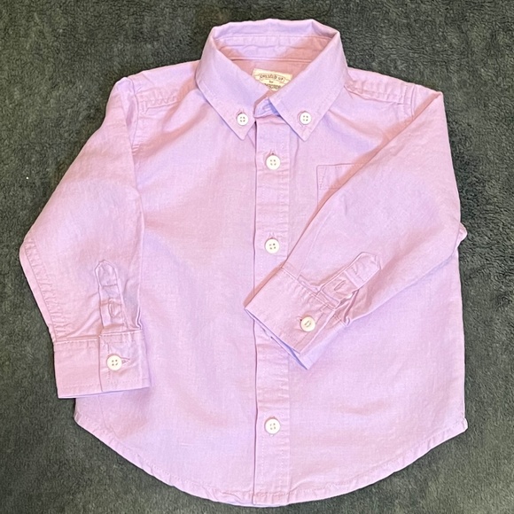 12m-18m Dress shirt Set of 3 +Black Cardigan - Picture 3 of 6